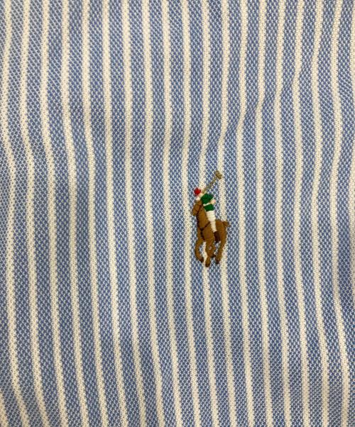 RALPH LAUREN（ラルフローレン）RALPH LAUREN (ラルフローレン) KNIT OXFORDシャツワンピース ブルー サイズ:SIZE Lの古着・服飾アイテム