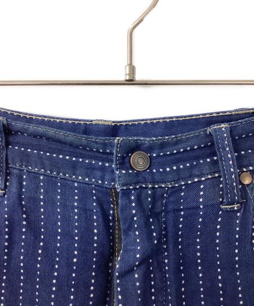 DALEE'S&CO（ダリーズ＆コー）DALEE'S&CO (ダリーズ＆コー) ストライプパンツ ネイビー サイズ:w33の古着・服飾アイテム