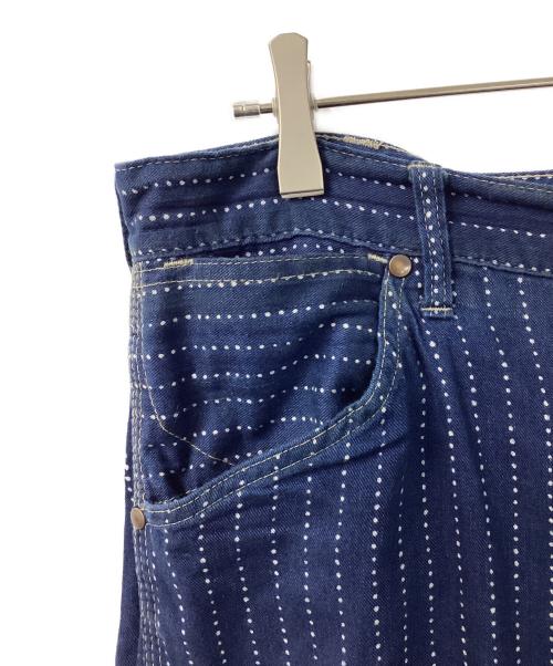 DALEE'S&CO（ダリーズ＆コー）DALEE'S&CO (ダリーズ＆コー) ストライプパンツ ネイビー サイズ:w33の古着・服飾アイテム