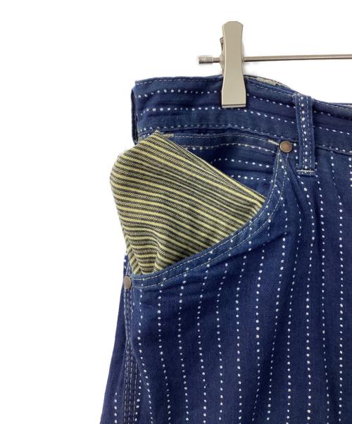 DALEE'S&CO（ダリーズ＆コー）DALEE'S&CO (ダリーズ＆コー) ストライプパンツ ネイビー サイズ:w33の古着・服飾アイテム
