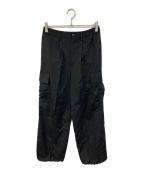 STUDIOUSステュディオス）の古着「NO SEASON WASHABLEWOOL CARGO」｜ブラック