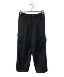 STUDIOUS（ステュディオス）の古着「NO SEASON WASHABLEWOOL CARGO」｜ブラック