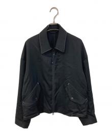 STUDIOUS（ステュディオス）の古着「NO SEASON WASHABLEWOOL BLOUSON」｜ブラック