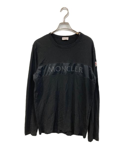 MONCLER（モンクレール）MONCLER (モンクレール) MAGLIA T-SHIRT/マリアTシャツ ブラック サイズ:Lの古着・服飾アイテム