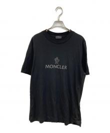 MONCLER（モンクレール）の古着「MAGLIA MANICHE CORTE Tシャツ」｜ブラック