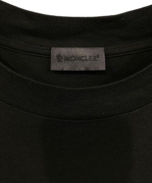 MONCLER（モンクレール）MONCLER (モンクレール) MAGLIA MANICHE CORTE Tシャツ ブラック サイズ:SIZE Mの古着・服飾アイテム