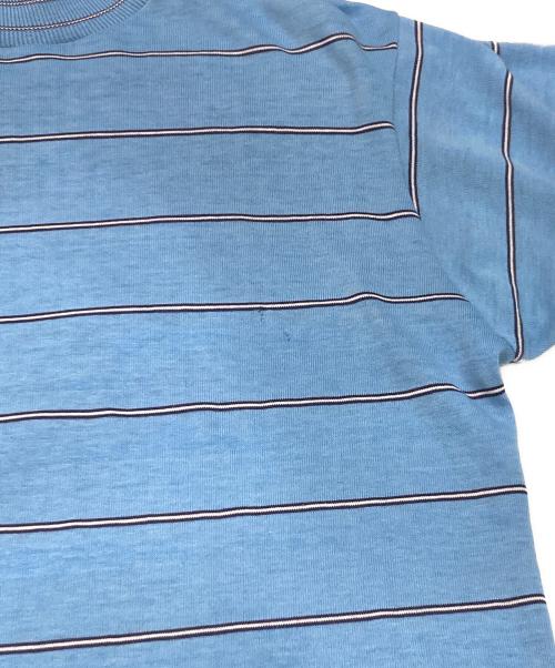 TOWN CRAFT（タウンクラフト）TOWN CRAFT (タウンクラフト) ボーダーTシャツ ブルー サイズ:SIZE XLの古着・服飾アイテム