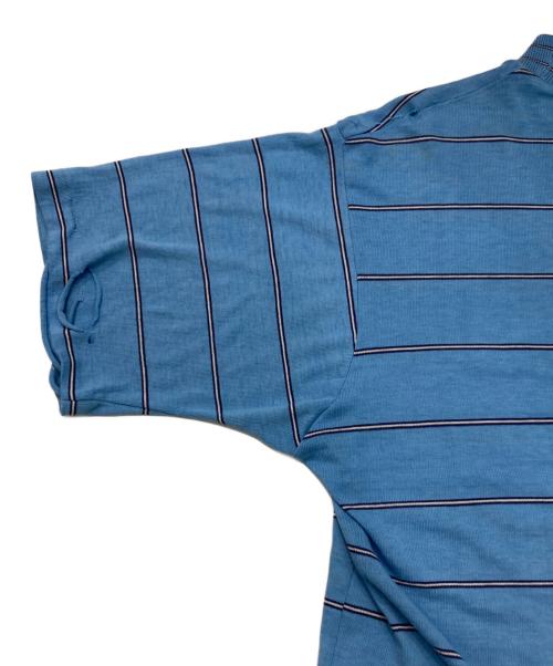 TOWN CRAFT（タウンクラフト）TOWN CRAFT (タウンクラフト) ボーダーTシャツ ブルー サイズ:SIZE XLの古着・服飾アイテム