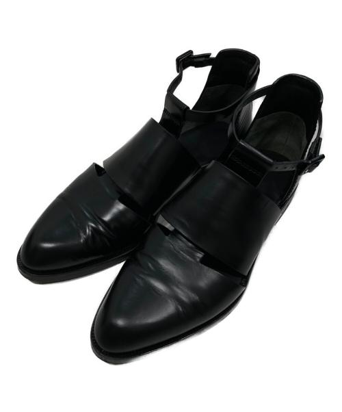 ALEXANDER WANG（アレキサンダー・ワン）ALEXANDER WANG (アレキサンダー・ワン) ストラップレザーシューズ ブラック サイズ:SIZE 35の古着・服飾アイテム