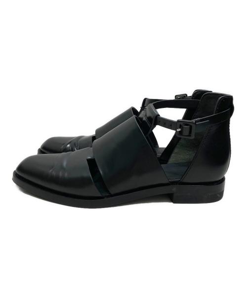 ALEXANDER WANG（アレキサンダー・ワン）ALEXANDER WANG (アレキサンダー・ワン) ストラップレザーシューズ ブラック サイズ:SIZE 35の古着・服飾アイテム