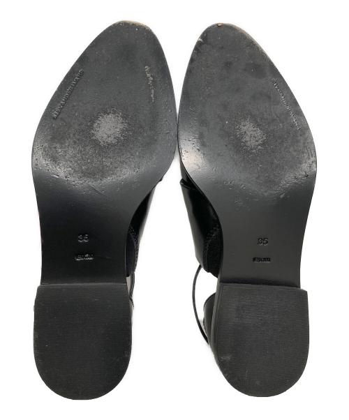 ALEXANDER WANG（アレキサンダー・ワン）ALEXANDER WANG (アレキサンダー・ワン) ストラップレザーシューズ ブラック サイズ:SIZE 35の古着・服飾アイテム