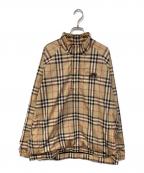 BURBERRY GOLFバーバリーゴルフ）の古着「ハーフジップジャケット」｜ベージュ