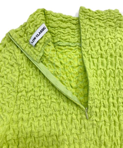 LOW CLASSIC（ロウクラシック）LOW CLASSIC (ロウクラシック) 半袖カットソー 黄緑 サイズ:SIZE Mの古着・服飾アイテム