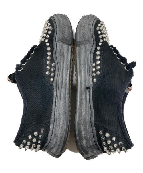 Maison MIHARA YASUHIRO（メゾン ミハラ ヤスヒロ）Maison MIHARA YASUHIRO (メゾン ミハラ ヤスヒロ) BAKER STUDDED LOW/ベイカー スタッズド ロー ブラック サイズ:SIZE 43の古着・服飾アイテム