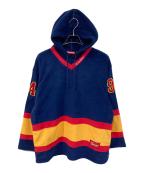 SUPREMEシュプリーム）の古着「Polartec Hooded Hockey Jersey/ポーラテック・フーデッド・ホッケージャージ」｜ブルー