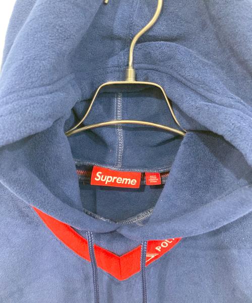 SUPREME（シュプリーム）SUPREME (シュプリーム) Polartec Hooded Hockey Jersey/ポーラテック・フーデッド・ホッケージャージ ブルー サイズ:SIZE Mの古着・服飾アイテム