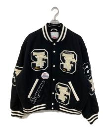 SUPREME（シュプリーム）の古着「Drill Team Varsity Jacket/ドリル・チーム・バーシティ・ジャケット」｜ブラック
