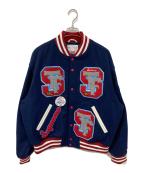 SUPREMEシュプリーム）の古着「Drill Team Varsity Jacket/ドリル・チーム・バーシティ・ジャケット」｜ネイビー