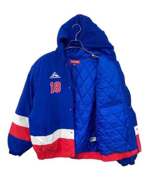 SUPREME（シュプリーム）SUPREME (シュプリーム) ANTIHERO Stadium Jacket/アンタイヒーロー スタジアム ジャケット ブルー サイズ:SIZE Lの古着・服飾アイテム