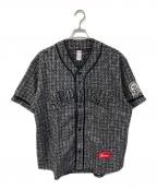 SUPREMEシュプリーム）の古着「Boucle baseball jersey/ブークレ ベースボール ジャージ」｜ブラック