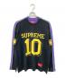 SUPREME（シュプリーム）の古着「Split L/S Football Top/「スプリット ロングスリーブ フットボール トップ」｜ブラック