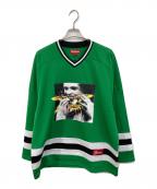 SUPREMEシュプリーム）の古着「ANTIHERO Ozzy Hockey Jersey/アンタイヒーロー オジー ホッケージャージ」｜グリーン