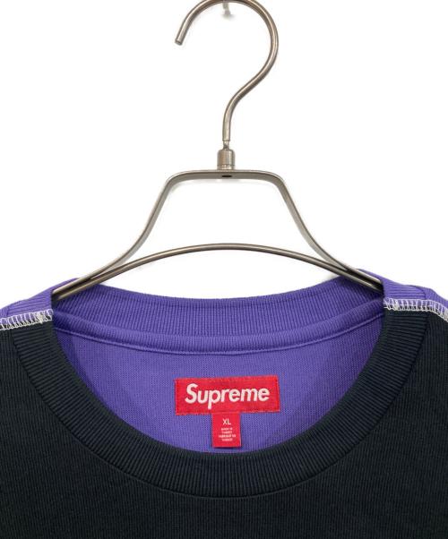SUPREME（シュプリーム）SUPREME (シュプリーム) Split L/S Football Top/「スプリット ロングスリーブ フットボール トップ ブラック サイズ:SIZE XLの古着・服飾アイテム