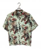 NIPOALOHA二ポアロハ）の古着「Aroha Shirt/アロハシャツ」｜グリーン
