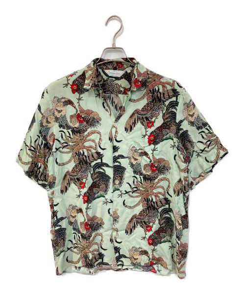 NIPOALOHA（二ポアロハ）NIPOALOHA (二ポアロハ) Aroha Shirt/アロハシャツ グリーン サイズ:SIZE 2の古着・服飾アイテム
