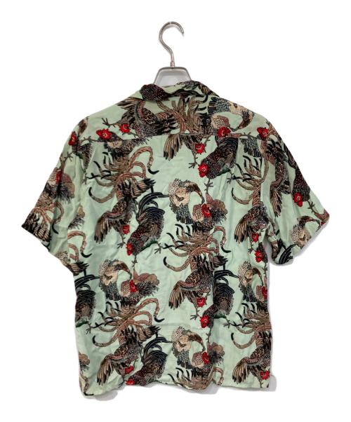 NIPOALOHA（二ポアロハ）NIPOALOHA (二ポアロハ) Aroha Shirt/アロハシャツ グリーン サイズ:SIZE 2の古着・服飾アイテム