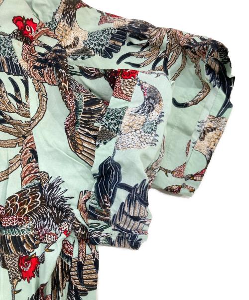 NIPOALOHA（二ポアロハ）NIPOALOHA (二ポアロハ) Aroha Shirt/アロハシャツ グリーン サイズ:SIZE 2の古着・服飾アイテム