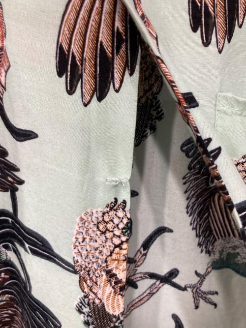 NIPOALOHA（二ポアロハ）NIPOALOHA (二ポアロハ) Aroha Shirt/アロハシャツ グリーン サイズ:SIZE 2の古着・服飾アイテム