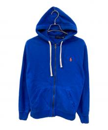 POLO RALPH LAUREN（ポロ・ラルフローレン）の古着「裏起毛ジップパーカー」｜ブルー