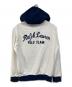 POLO RALPH LAUREN (ポロ・ラルフローレン) ロゴネーム刺繍ジップパーカー ホワイト サイズ:SIZE M：8000円