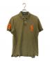 POLO RALPH LAUREN（ポロ・ラルフローレン）の古着「ビッグポニーポロシャツ」｜ブラウン