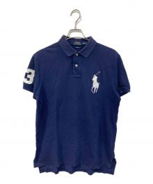 POLO RALPH LAUREN（ポロ・ラルフローレン）の古着「ビッグポニーポロシャツ」｜ネイビー