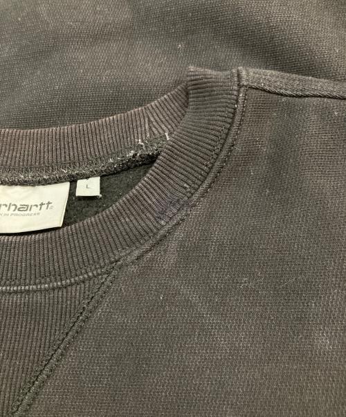 Carhartt WIP（カーハート ワーク イン プログレス）Carhartt WIP (カーハート ワーク イン プログレス) クルーネックスウェット ブラック サイズ:SIZE Lの古着・服飾アイテム