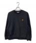 Carhartt WIP（カーハート ワーク イン プログレス）の古着「クルーネックスウェット」｜ブラック
