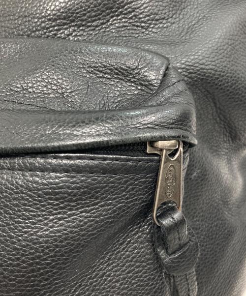 EASTPAK（イーストパック）EASTPAK (イーストパック) レザーリュック ブラックの古着・服飾アイテム