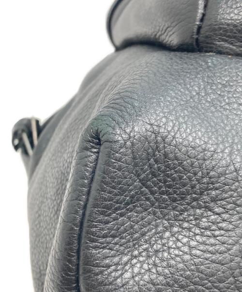 EASTPAK（イーストパック）EASTPAK (イーストパック) レザーリュック ブラックの古着・服飾アイテム