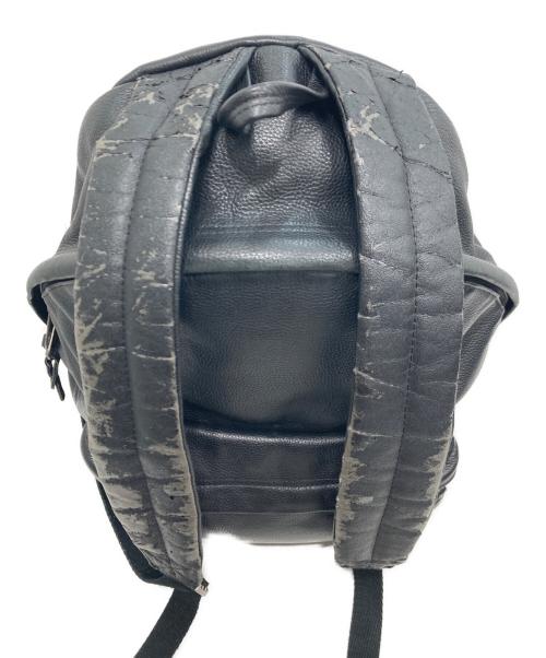 EASTPAK（イーストパック）EASTPAK (イーストパック) レザーリュック ブラックの古着・服飾アイテム