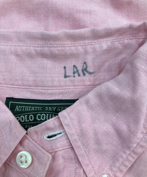 POLO COUNTRY（ポロカントリー）POLO COUNTRY (ポロカントリー) ボタンダウンシャツ ピンク サイズ:Ｍの古着・服飾アイテム