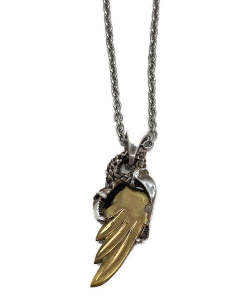 BLESS（ブレス）BLESS (ブレス) ドラゴンクローフェザーネックレス シルバーの古着・服飾アイテム
