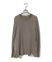 HUMAN MADE（ヒューマンメイド）の古着「pocket L/S TEE」｜ブラウン