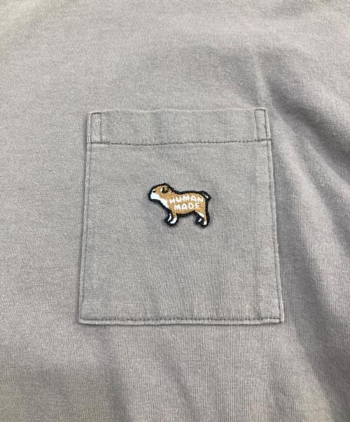 HUMAN MADE（ヒューマンメイド）HUMAN MADE (ヒューマンメイド) pocket L/S TEE ブラウン サイズ:SIZE XLの古着・服飾アイテム