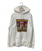 SUPREMEシュプリーム）の古着「The War Report Hooded Sweatshirt」｜ホワイト