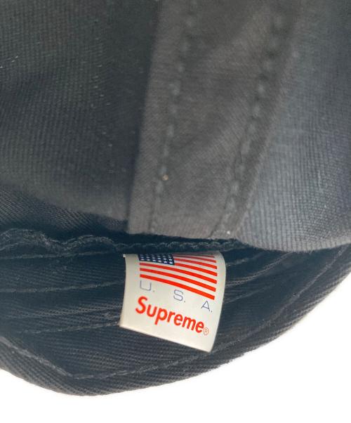 SUPREME（シュプリーム）SUPREME (シュプリーム) Visor Label 6-Panel ブラックの古着・服飾アイテム
