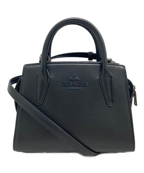 COACH（コーチ）COACH (コーチ) アンドレア キャリーオール 2WAYバッグ ブラックの古着・服飾アイテム