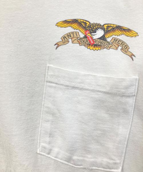 SUPREME（シュプリーム）SUPREME (シュプリーム) Anti-hero TEE ホワイト サイズ:Sの古着・服飾アイテム