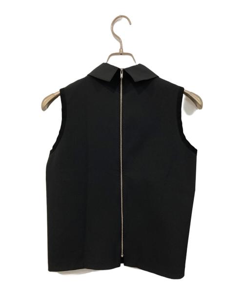 REKISAMI（レキサミ）REKISAMI (レキサミ) ノースリーブレースブラウス ブラック サイズ:SIZE 1の古着・服飾アイテム